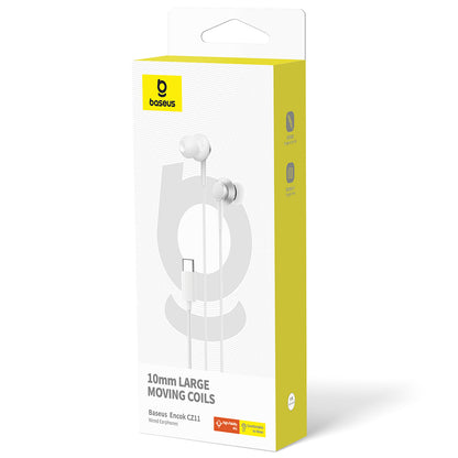 Handsfree USB-C Baseus Encok CZ11, Weiß, Wiederverpackt A00164300213-Z1