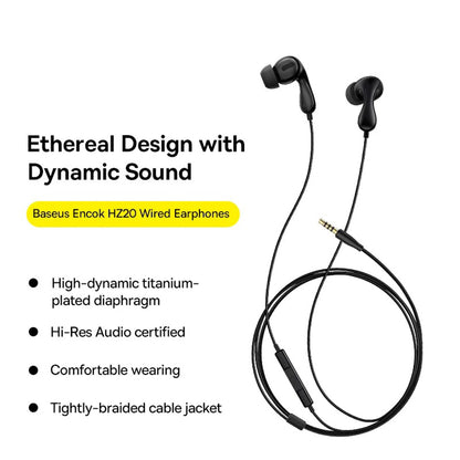 Handsfree USB-C Baseus Encok CZ20, Noir A00171400113-00