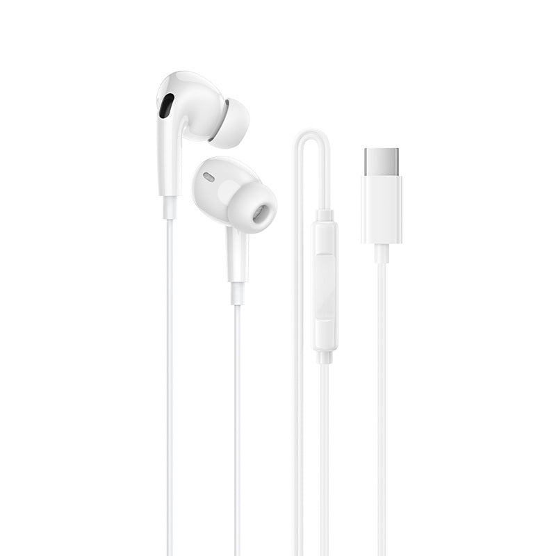 Handsfree USB-C Borofone BM100 Pro Fuente, Wit
