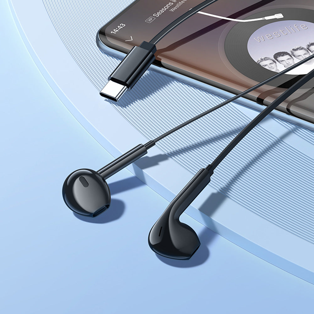 Handsfree USB-C Borofone BM99 Star, Zwart