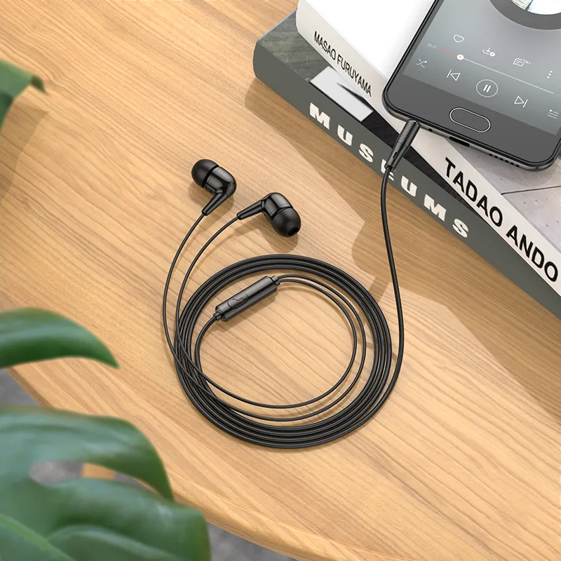Handsfree USB-C HOCO M97, Schwarz
