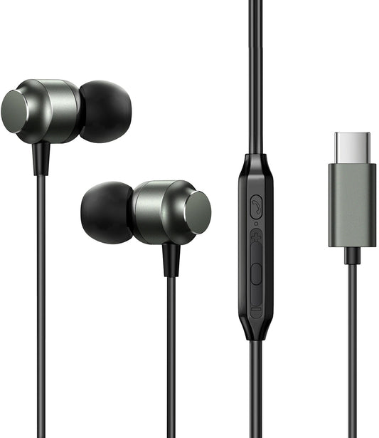 Kit mains libres USB-C Joyroom JR-EC06, Gris