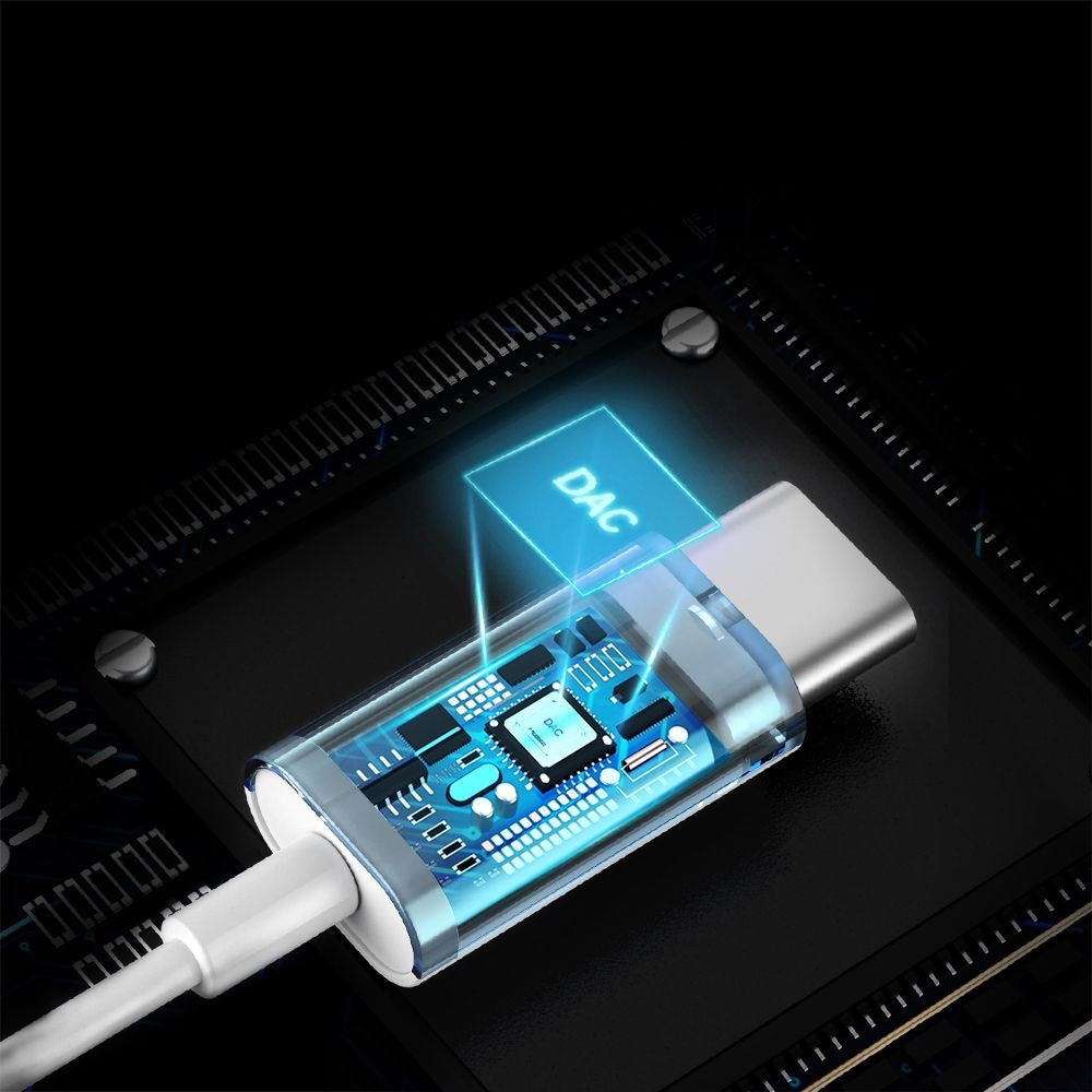 Handsfree USB-C McDodo HP-7500, 1.2m, Blanc