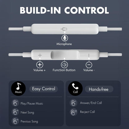 Handsfree USB-C Tech-Protect Ultraboost Core G2, Weiß
