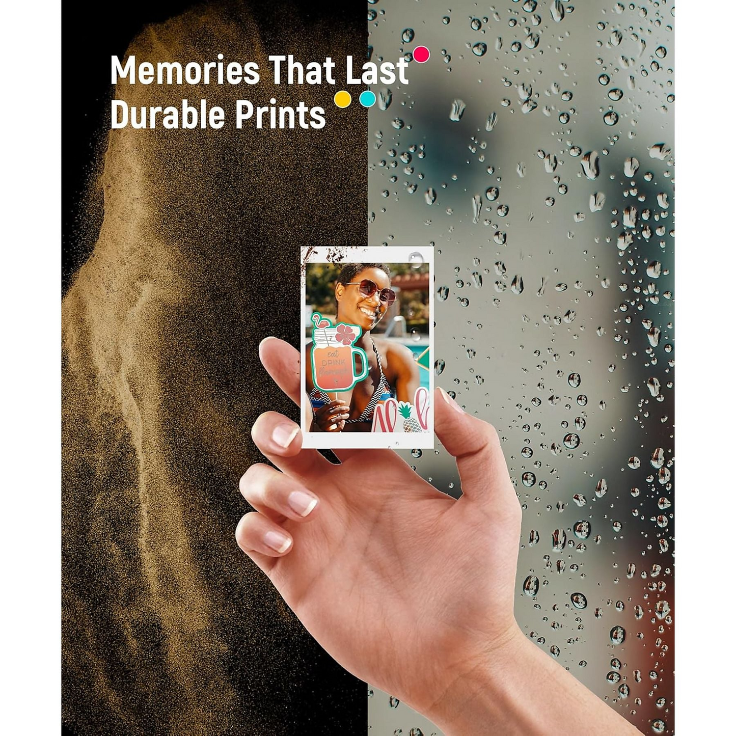 Liene Fotopapier voor Pearl 2x3 Printer, Set van 50 stuks