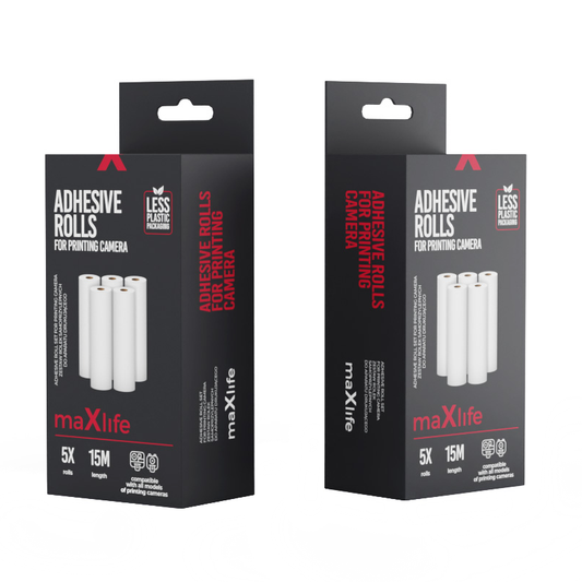MaXlife Fotopapier voor Digitale Camera MXPC-100, Set van 5 stuks