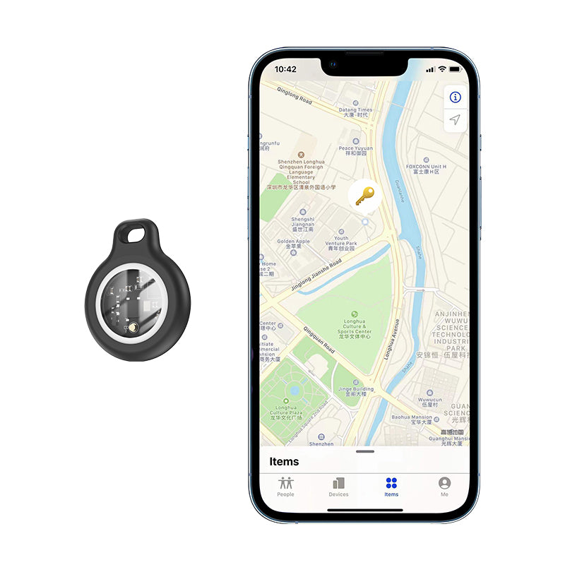 HOCO SmartTag E91 für iOS-Serie, Schwarz