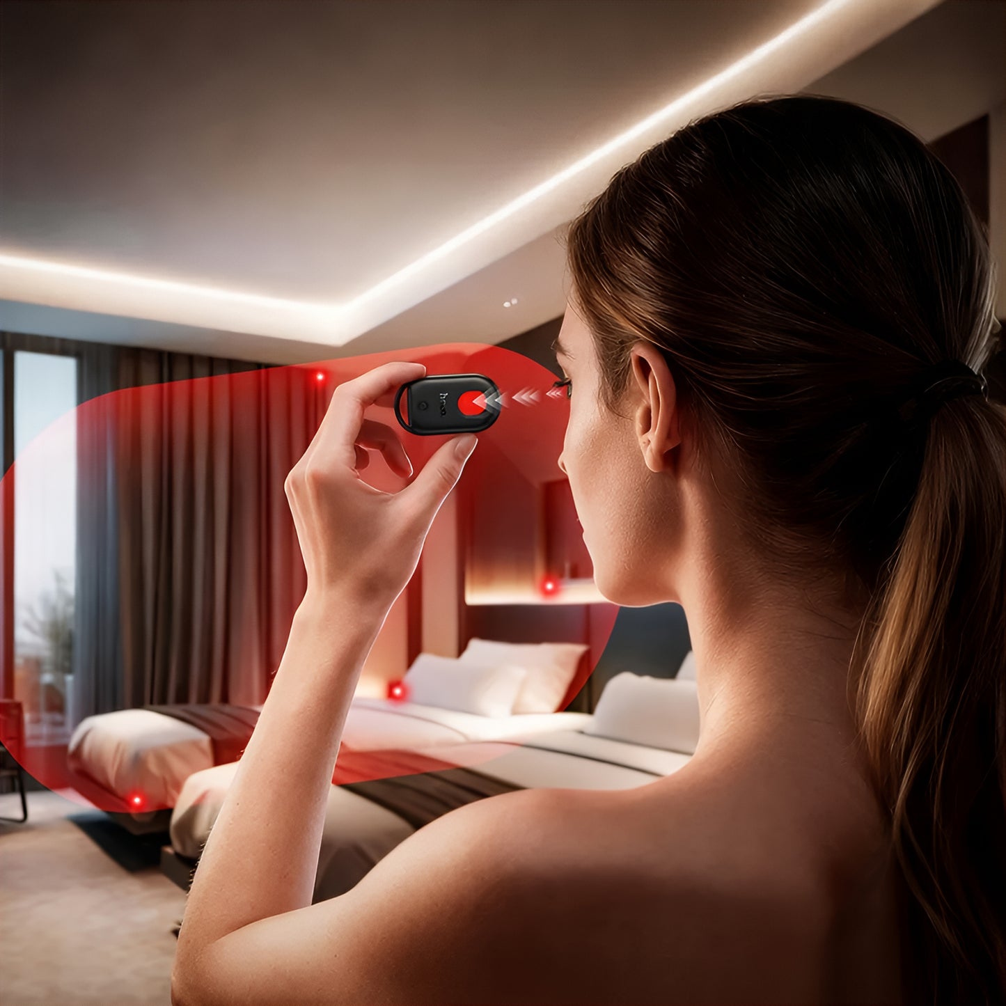 HOCO SmartTag E95 3in1 voor iOS Series, Zwart