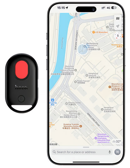 HOCO SmartTag E95 3in1 voor iOS Series, Zwart