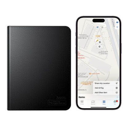 HOCO SmartTag Passport E91G voor iOS Series, Zwart