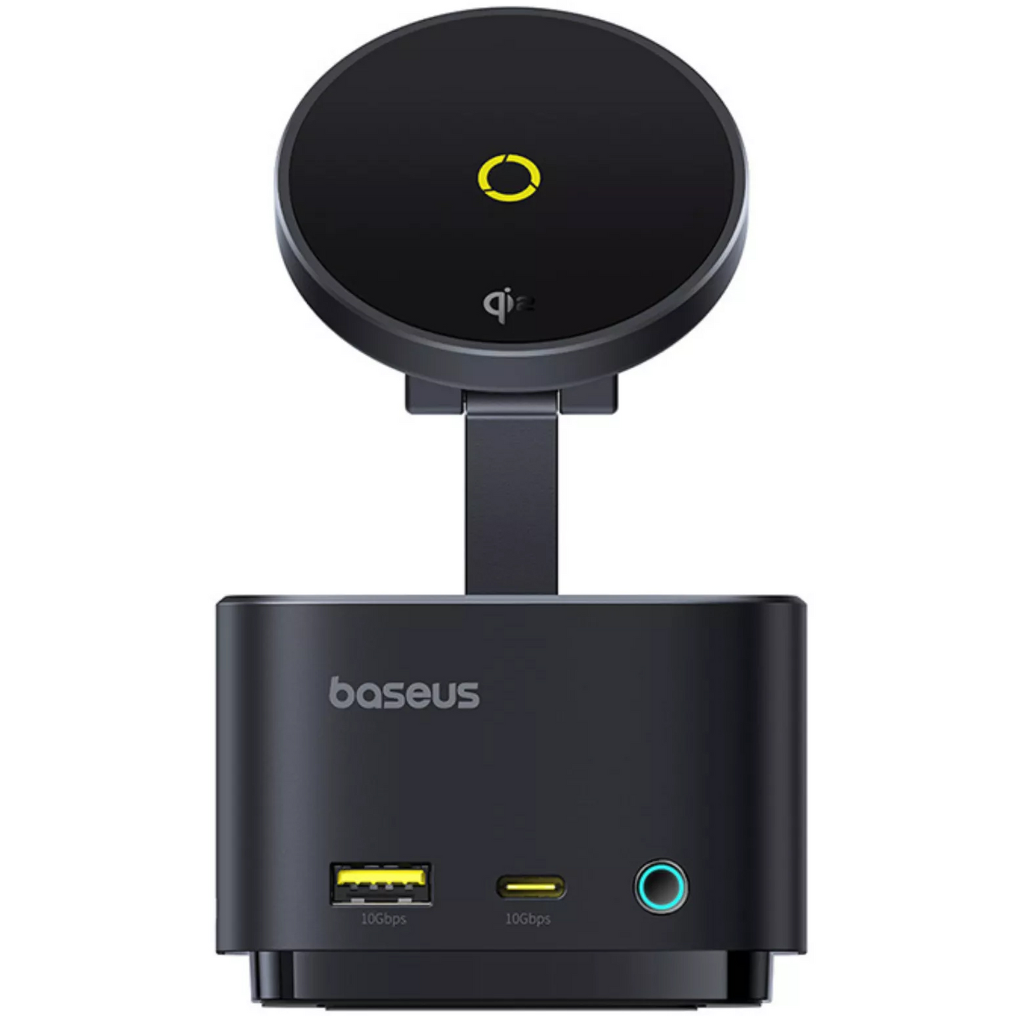 Multifunktionaler Hub Baseus MagPro II 7in1, 1 x USB-A - 2 x USB-C - 1 x HDMI - 1 x QI - 1 x SD - 1 x microSD, Schwarz Neu versiegelt B00072900121-00