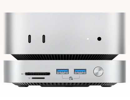 Multifunktionaler Hub Orico MiniLink M49P für Apple Mac Mini M4, 9in1, Silber
