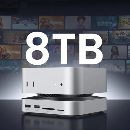 Multifunktions-Hub GREEN CM841 (65487) für Apple Mac Mini M4, Schwarz