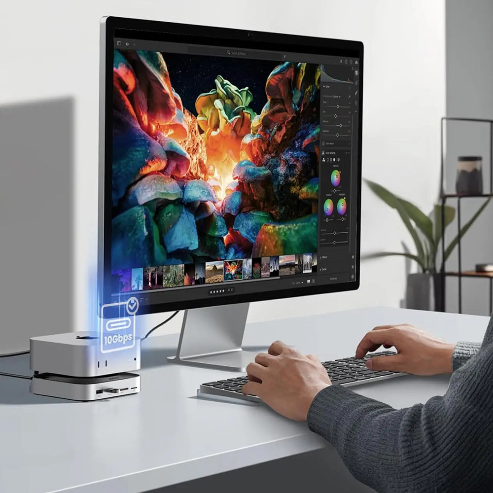 Multifunktions-Hub GREEN CM841 (65487) für Apple Mac Mini M4, Schwarz