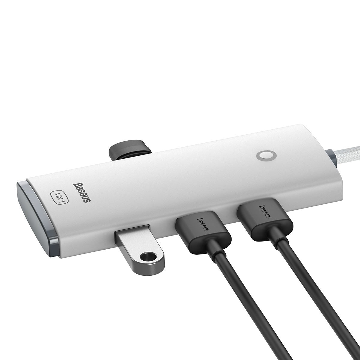 USB-C Hub Baseus Lite, 4 x USB-A 3.2, 2m, Wit
