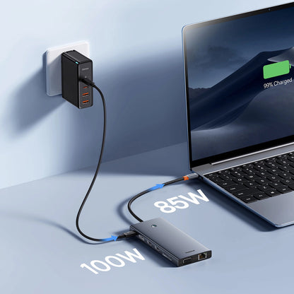 Baseus PortalJoy Series USB-C Hub, 13in1, Grijs B00053002811-01