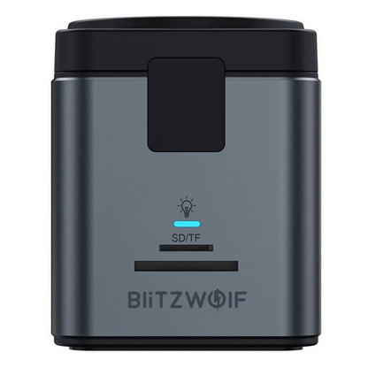USB-C Hub mit QI Wireless Charging BlitzWolf BW-TH17, 9in1, Schwarz