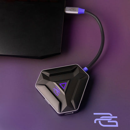 Hub USB-C Proove Spectre, 5en1, Gris HBPG10221205