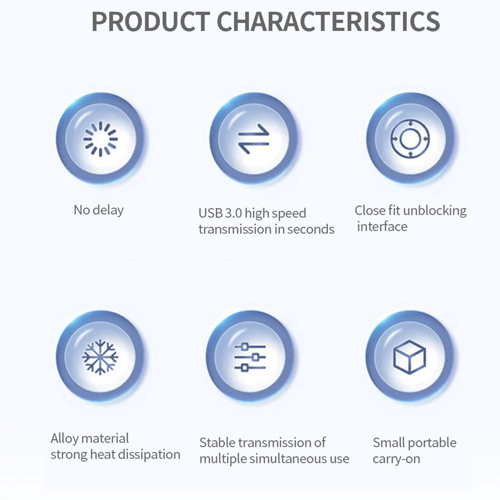 Hub USB-C Techsuit H13 ZenithDock, 4in1, Gri