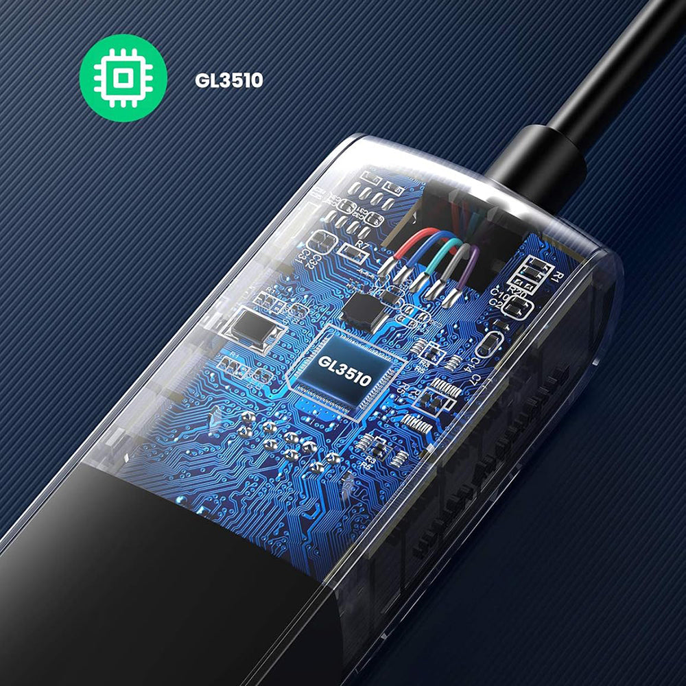USB-C Hub UGREEN CM416 (10916), 4 x USB-A 3.0, Schwarz