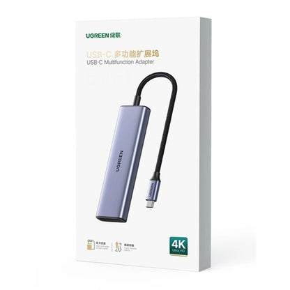 UGREEN CM511 USB-C Hub (20956A), 3 x USB-A 3.0 - 1 x HDMI - 1 x SD - 1 x microSD, Gray