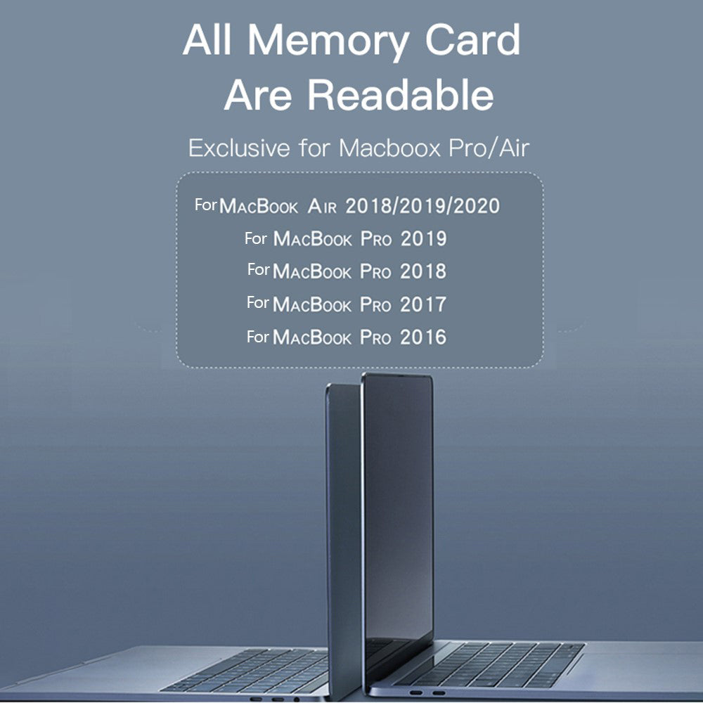 Hub USB-C Yesido HB10 pour Apple MacBook Pro / Air, 6en1, Gris