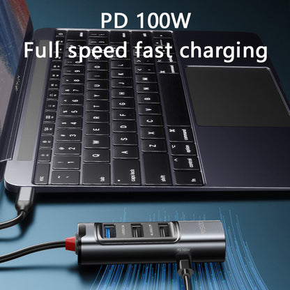 USB-C Hub Yesido HB23, 5in1, Grijs