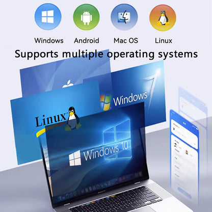 USB-C Hub Yesido HB23, 5in1, Grijs