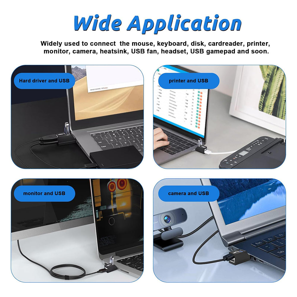 USB-Hub Techsuit H11 EchoLink, 3in1, Schwarz