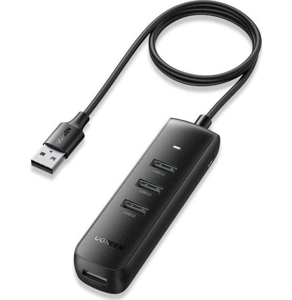 USB-hub UGREEN CM416, 4 x USB-A 3.0, 1m, Zwart