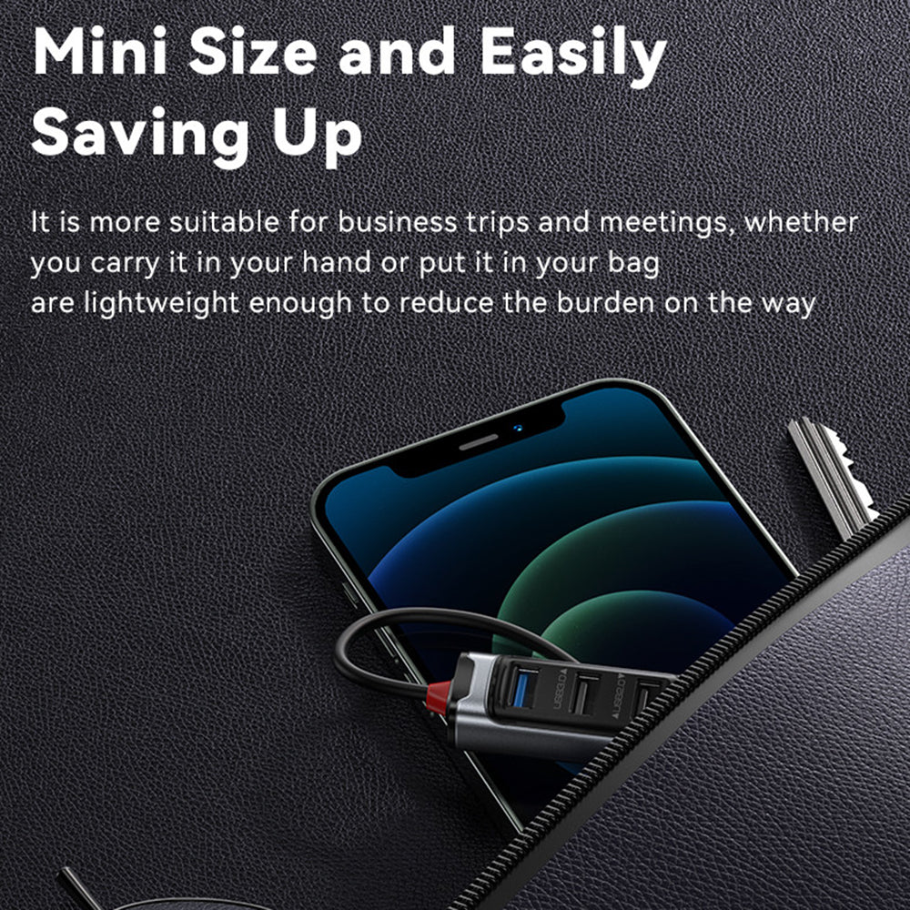 USB / USB-C Hub Yesido HB21, 5in1, Grau