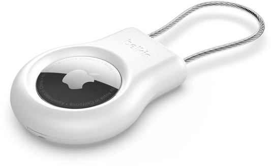 Belkin Wire Cable hoes voor Apple AirTag, Wit MSC009btWH