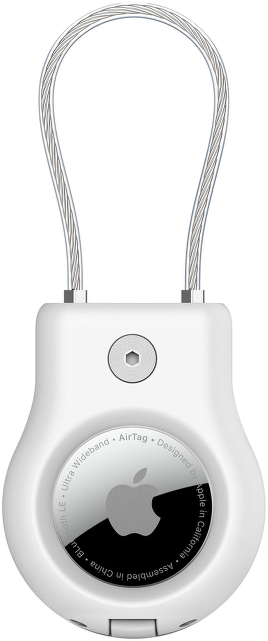 Belkin Wire Cable hoes voor Apple AirTag, Wit MSC009btWH