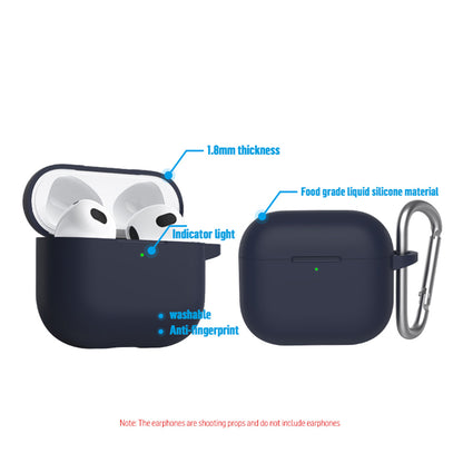 Blueo Liquid Hülle für Apple AirPods 3, Marineblau