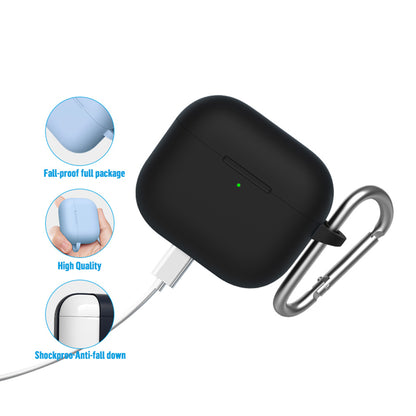 Blueo Liquid Hülle für Apple AirPods 3, Schwarz