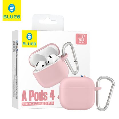 Coque Blueo Liquid pour Apple AirPods 4, Rose