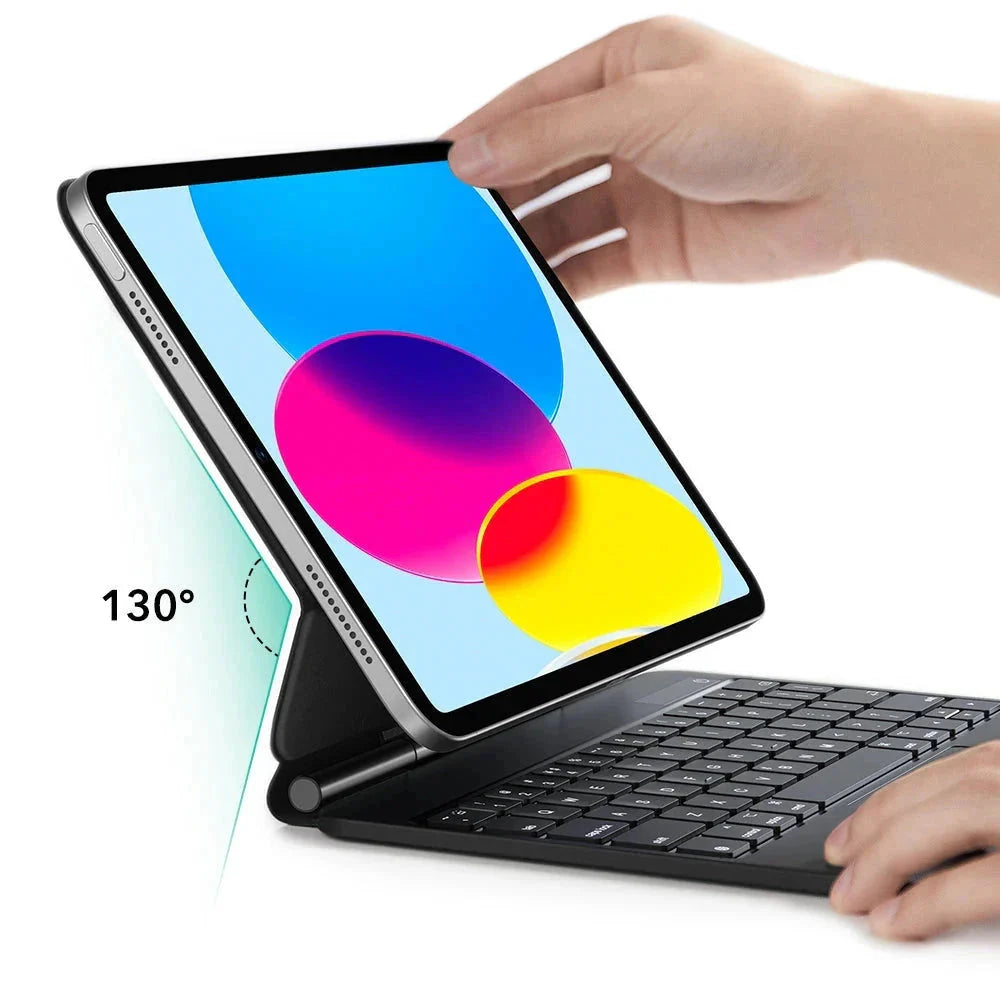 Keyboard Case for Apple iPad (2025) / (2022), ESR, Rebound New, Black
