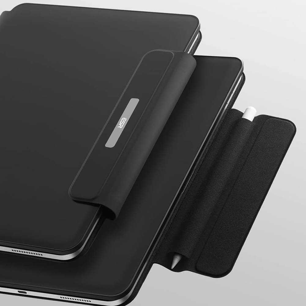 Housse avec clavier pour Apple iPad (2025) / (2022), ESR, Rebound, Noire, Reconditionnée
