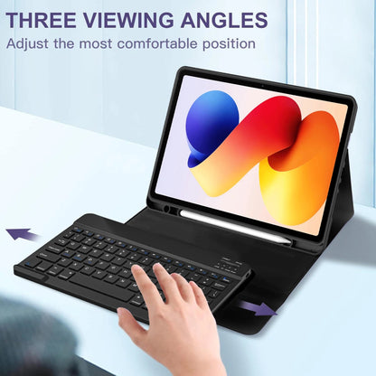 Étui avec clavier pour Xiaomi Poco Pad M1 / Redmi Pad 2 Pro, Tech-Protect, SC PEN, Noir