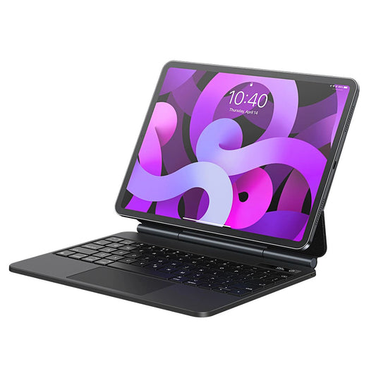 Étui avec Clavier pour Apple iPad Air (2022) / Air (2020) / Pro 11 (2018), Baseus, Brilliance with Digital Display, Gris