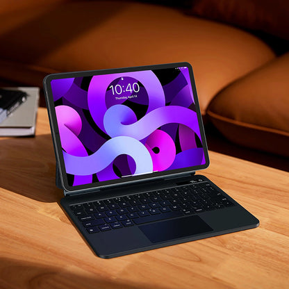 Étui avec Clavier pour Apple iPad Air (2022) / Air (2020) / Pro 11 (2018), Baseus, Brilliance with Digital Display, Gris