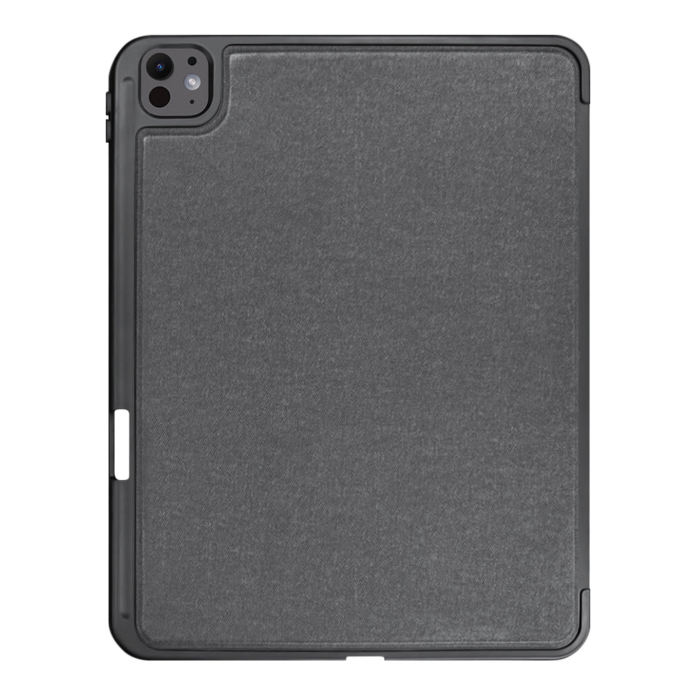Tastaturhülle für Apple iPad Pro 13 (2024), Techsuit, KeyTab Pro, Schwarz