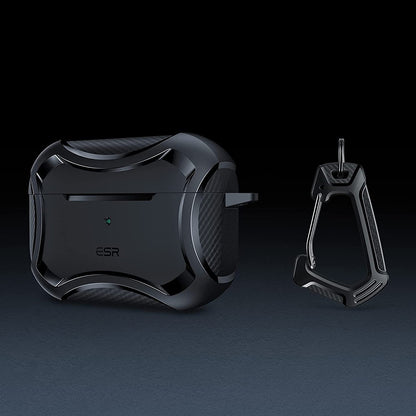 Étui ESR Cyber Armor Tough pour Apple AirPods Pro Series, Noir