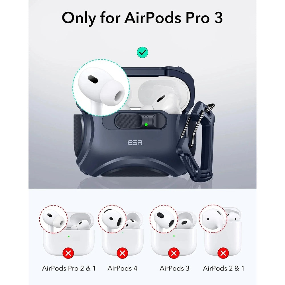 ESR Cyber FlickLock hoes voor Apple AirPods Pro 3, Blauw