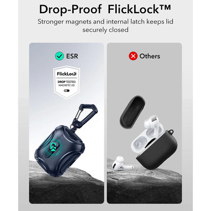 ESR Cyber FlickLock hoes voor Apple AirPods Pro 3, Blauw