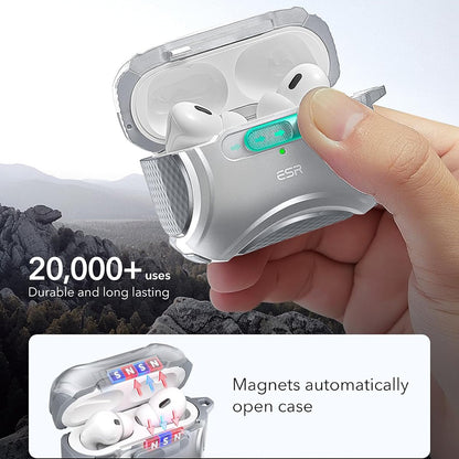 ESR Cyber Hülle für Apple AirPods Pro Serie, Grau