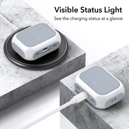 Étui ESR Orbit Hybrid pour Apple Airpods Pro 3, Blanc