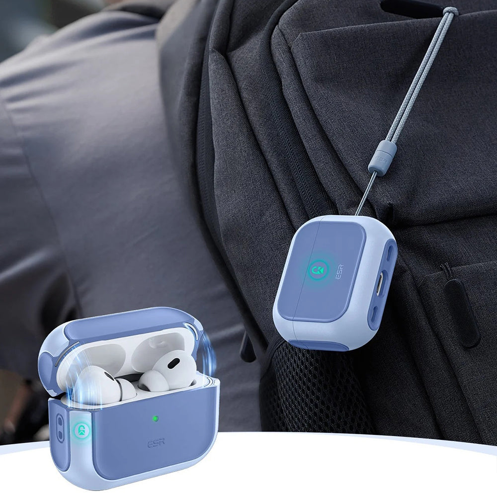 ESR Orbit Hybrid Case for Apple AirPods Pro 3, Blue