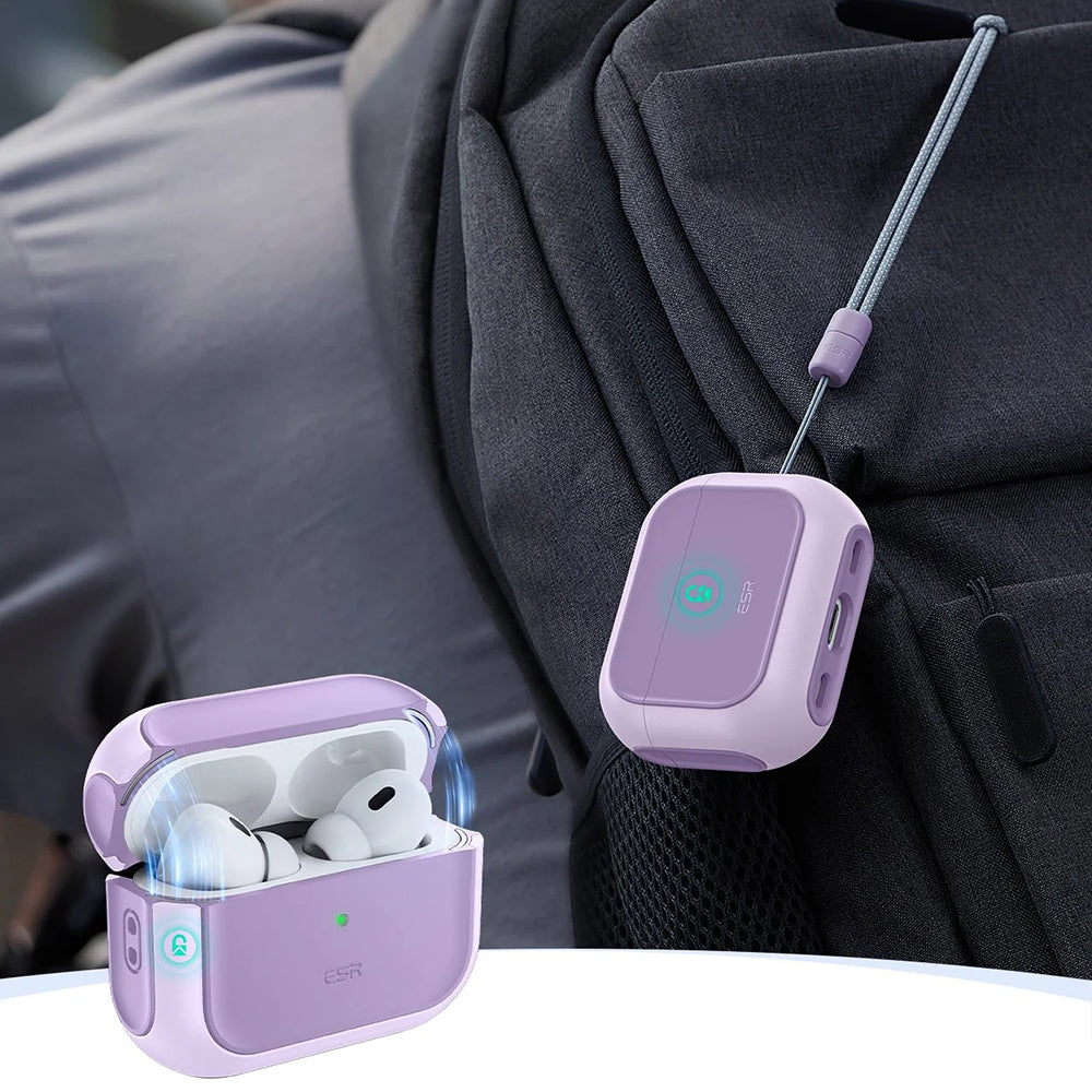ESR Orbit Hybrid Hülle für Apple AirPods Pro 3, Lila