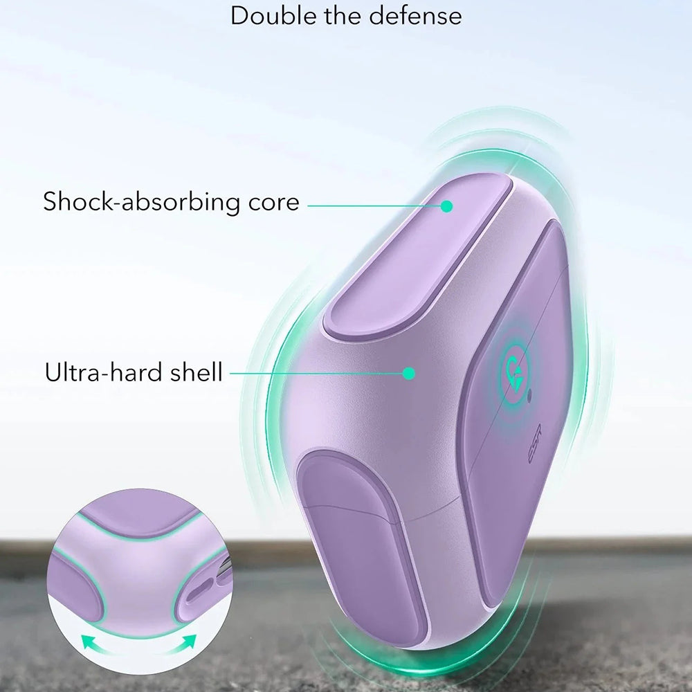 ESR Orbit Hybrid Hülle für Apple AirPods Pro 3, Lila
